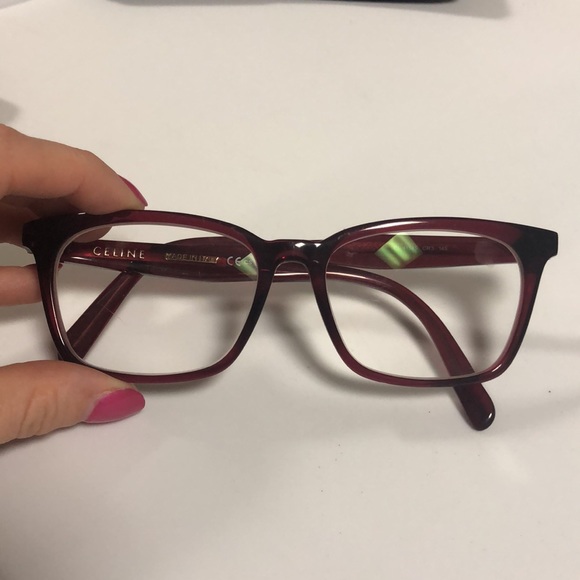 Celine red reading glasses - Picture 7 of 9